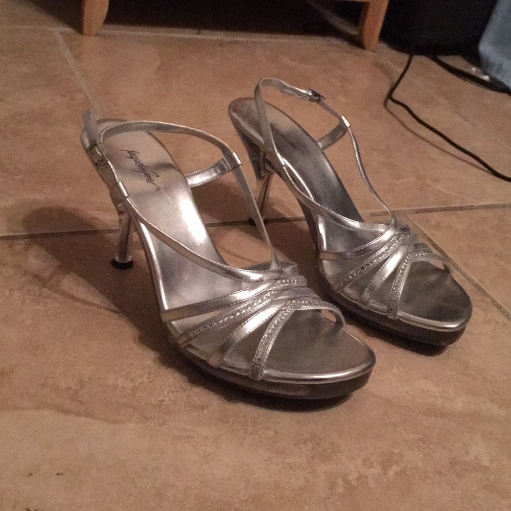 Sling Back Peep Toe Pump Heel Strap Shoe